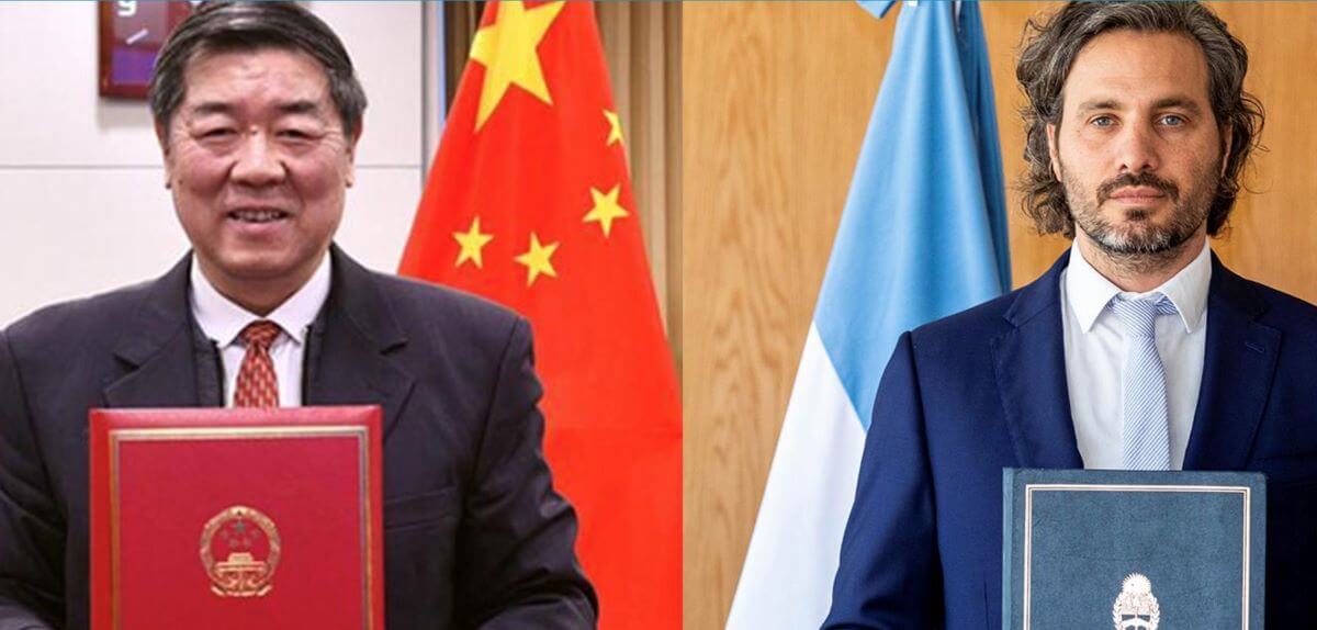 Embajadores de China y Argentina